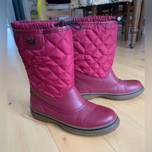 Coach Samara Quilted Winter Boots
